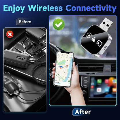 3-in-1 Wireless CarPlay Adapter - myzelvia™